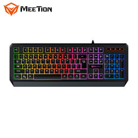 MeeTion K9320 Wodoodporna klawiatura USB z podświetleniem LED do gier komputerowych z membraną do gier komputerowych