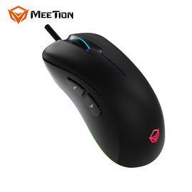 MeeTion GM19 2020 komputerowa wodoodporna lekka dioda LED optyczna mysz przewodowa RGB mysz do gier z sześcioma kliknięciami