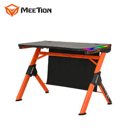 MeeTion DSK20 Tanie biuro ergonomiczne nowoczesne biurko w stylu PC gra wideo Rgb Led Gamer biurko do gier z dotykowym Swift Rgb