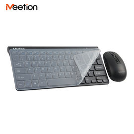 Meetion Mini4000 Wsparcie Azerty Silm Thin 2.4g Mini Clavier Et Souris Sans Fil dla Smart Tv