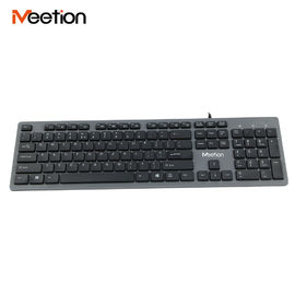 MEETION USB Chocolate Thin Waterproof Ergonomics Computer Convenient Wired standard Keyboard