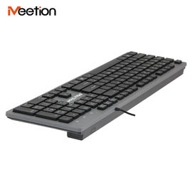 MEETION USB Chocolate Thin Waterproof Ergonomics Computer Convenient Wired standard Keyboard